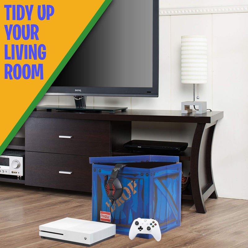 CAMP LINER Loot Drop Box â€“ Large 14â€x14â€x14â€ Cardboard Box | Fun Party Decor & Storage Cube, Easy Assembly - Image 2